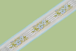 French Vitage Floral Ribbon
