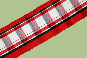 Vintage Plaid Grosgrain Ribbon 